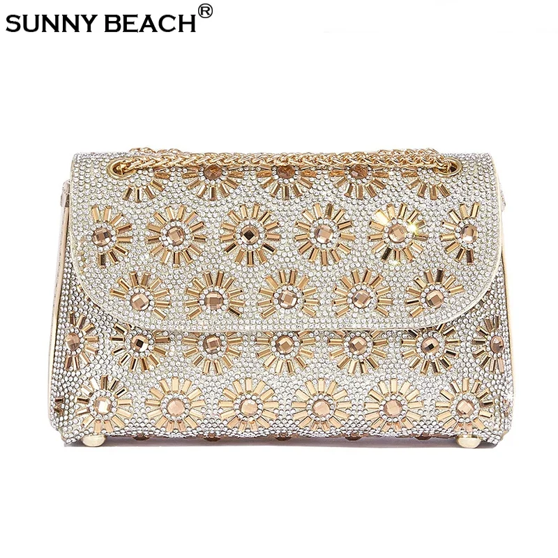 

Fashion Crystals Diamonds Evening Bag Women Cltuches Phone Wallet Wedding Handbag Party Crossbody Purse