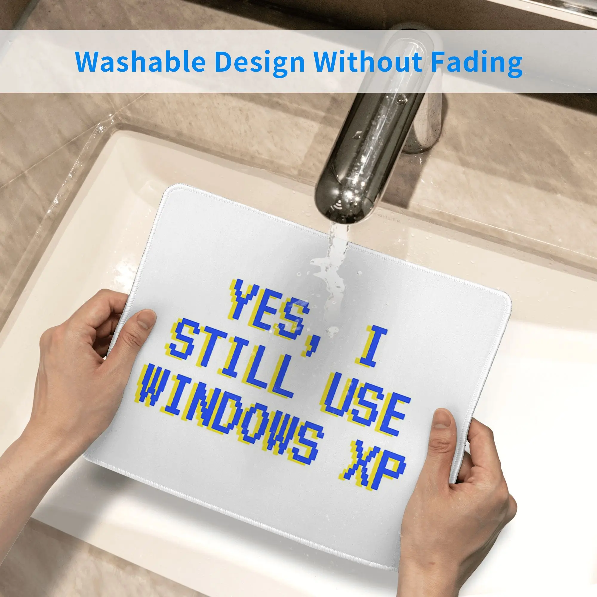 Да, я все еще использовать Windows XP Коврик для мыши Компьютерная клавиатура Коврик для мыши Геймер ПК Ноутбук Настольный коврик Офисные аксессуары Настольные коврики