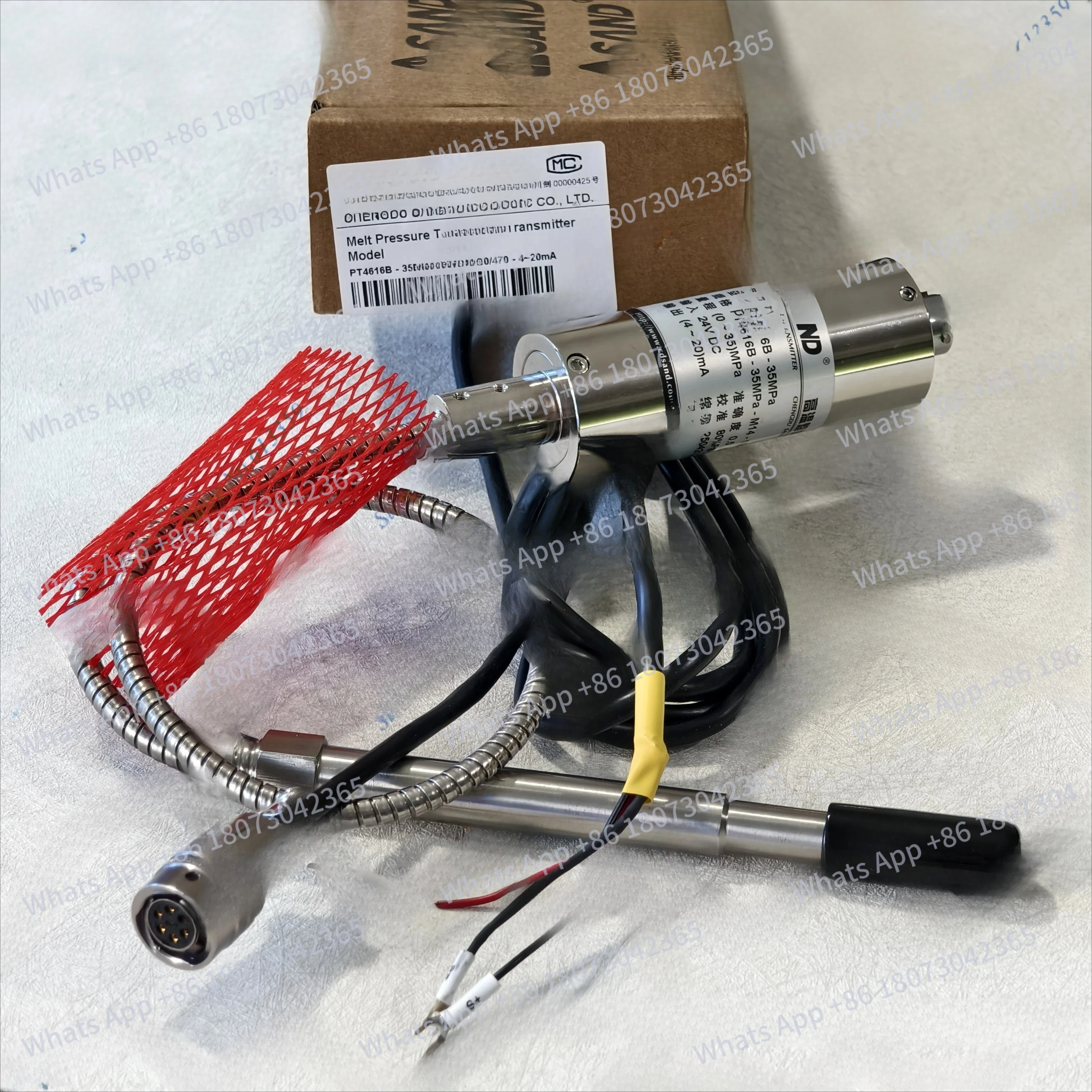 

1 шт., выход 4-20 мА или 0-10 В, SAND PT4616B-35MPa-M14-150/470, датчик давления расплава, датчики давления, включая кабель