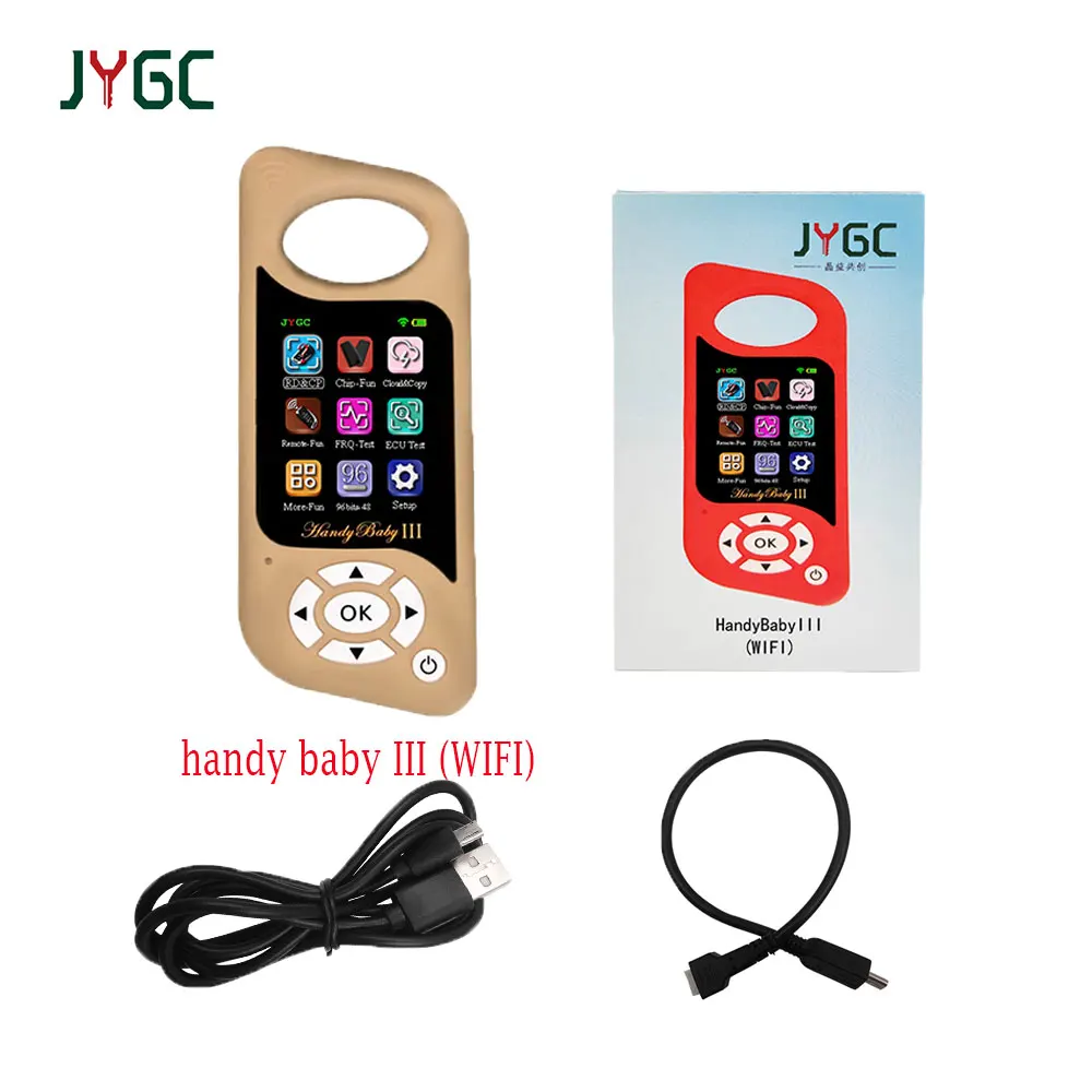 JYGC JMD Handy Baby III Hand-held Car Key Copier Auto Key Programmer for 4D/46/48/G/KING/Red Chip HandyBaby3 Wifi Mode