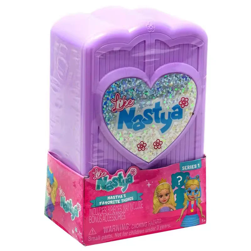 Original wie Nastya Mobile Puppe Geheimnis Überraschung 4-Zoll-Puppe niedlichen Nastya Mädchen Spielzeug Weihnachts geschenke für Kinder