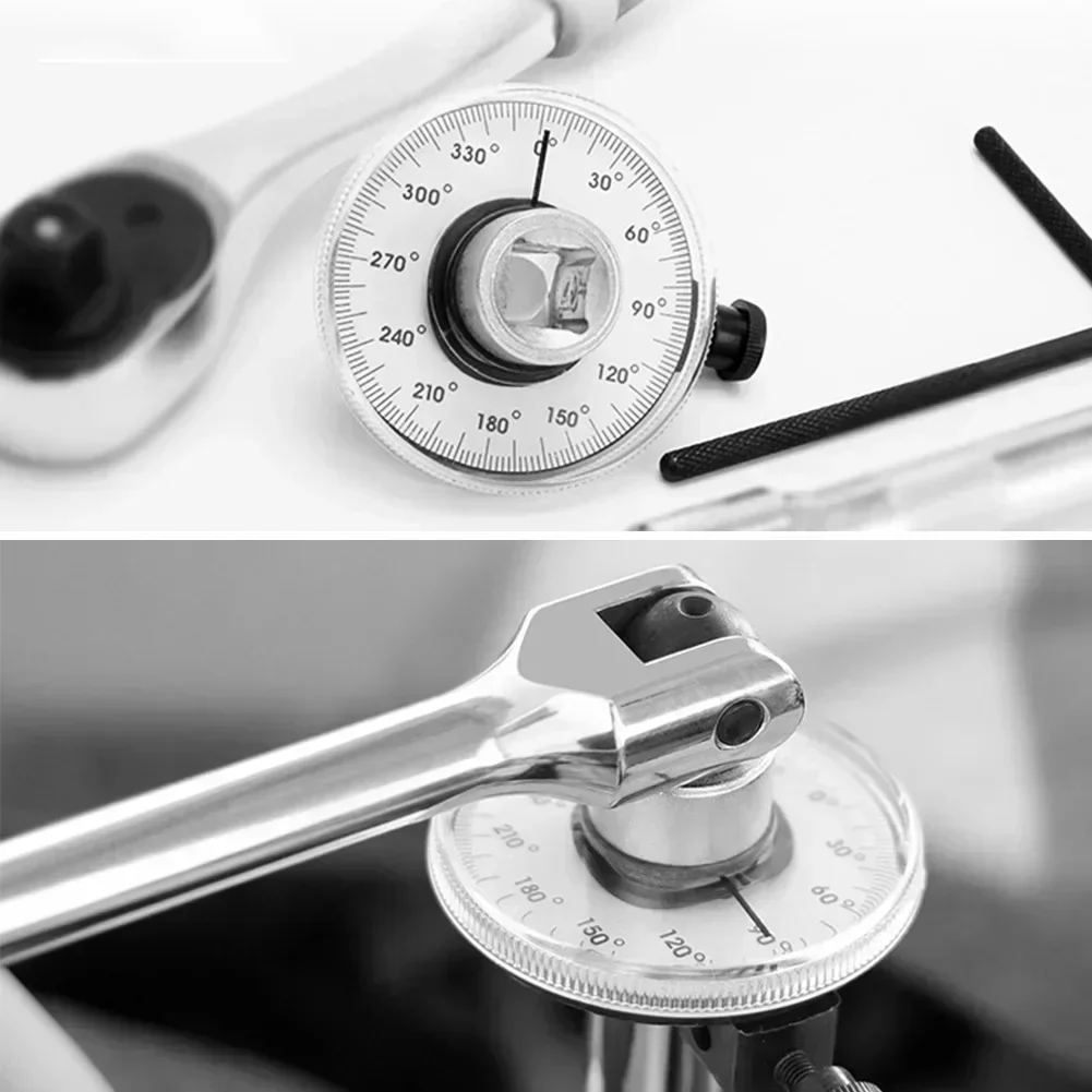 Torque Wrench Torquemeter Dial Hand Tool Auto Service Equipment Garage Calibrated In Degrees Automotive Tools Car Repairing
