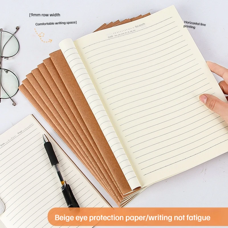 Student Start Of School Notebook B5 Notebook Sub Student Stationery Kraft Paper Car Thread Notebook Notebook Exercise Book