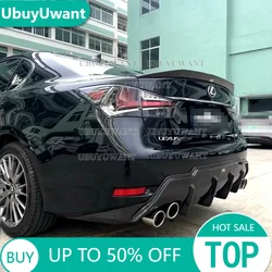 For LEXUS GS GS350 GS300 GS450 Rear Trunk Spoiler 2013 2014 2015 2016 High Quality CARBON FIBER Car Rear Tail Wing Lip Spoiler