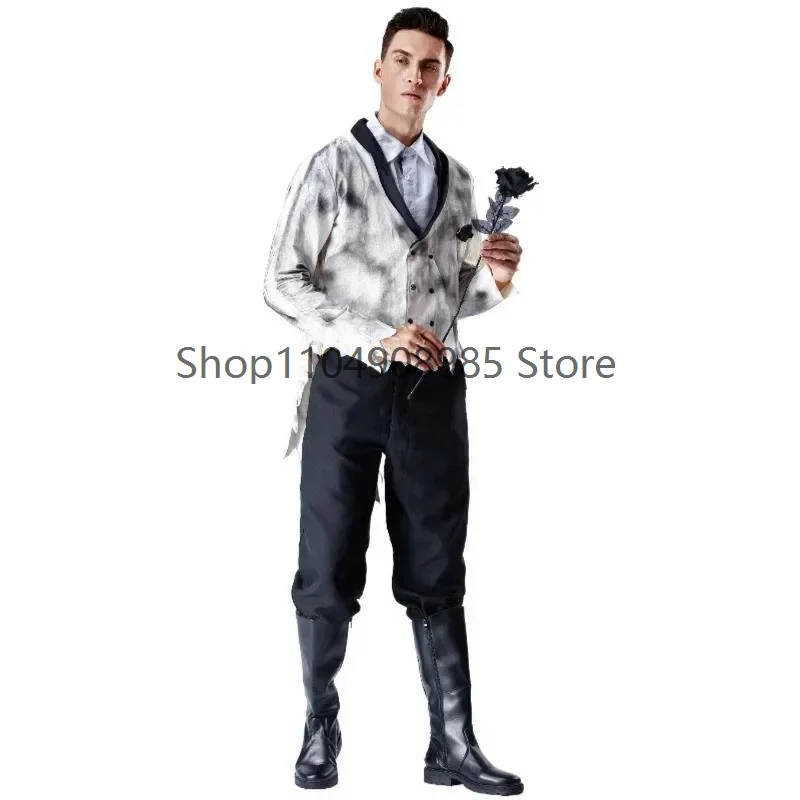 

AP1 Halloween Day of the Dead Scary Bloody Ghost Bride Mary Cosplay Dress Purim Horror devil Vampire Zombie Mummy Couple Costume