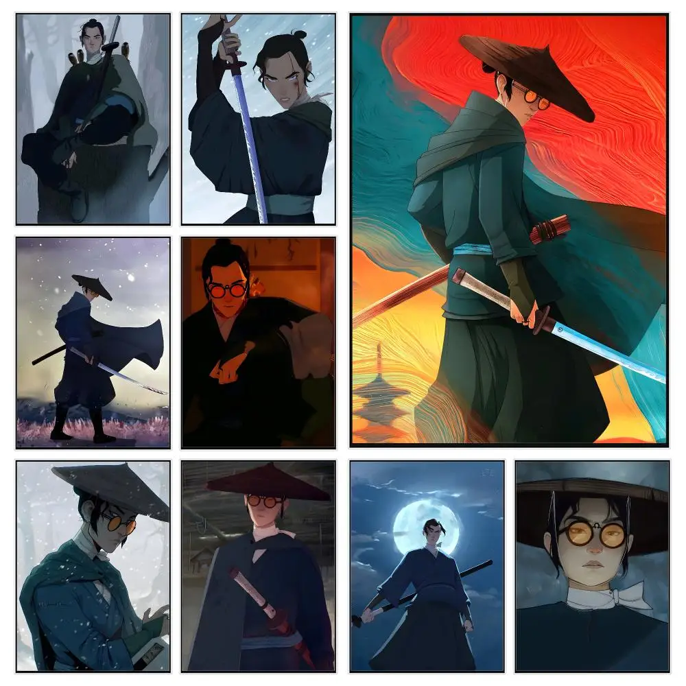 Action Anime B-Blue Eye Samurai Poster Modern Luxury Wall Poster Home Decor Space Enhancer