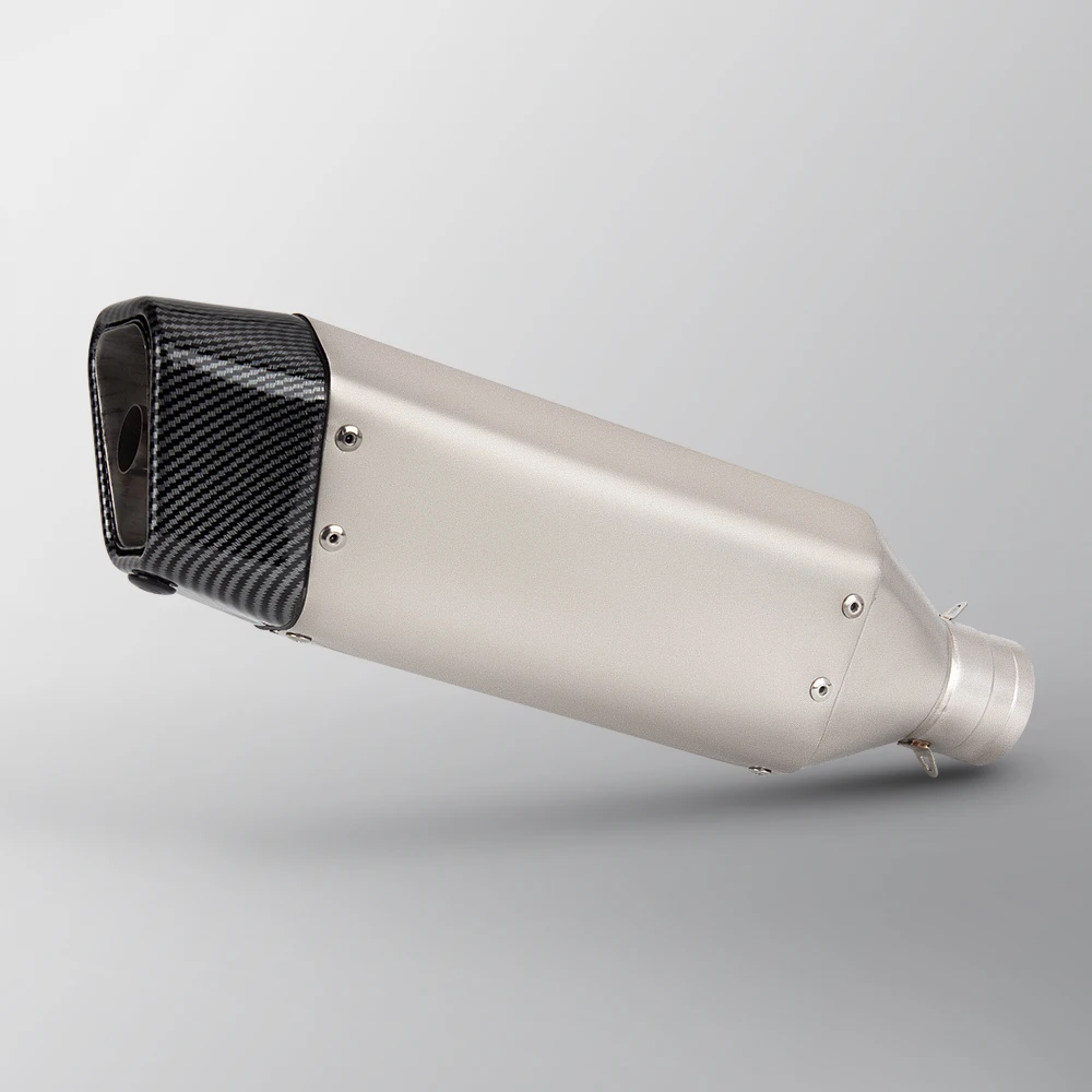 

Motorcycle Exhaust Stainless Steel Slip-On Muffler 51mm Escape Tail Pipe with DB Killer For gsx250r NINJA400 800NK CB400F FZ6 R1