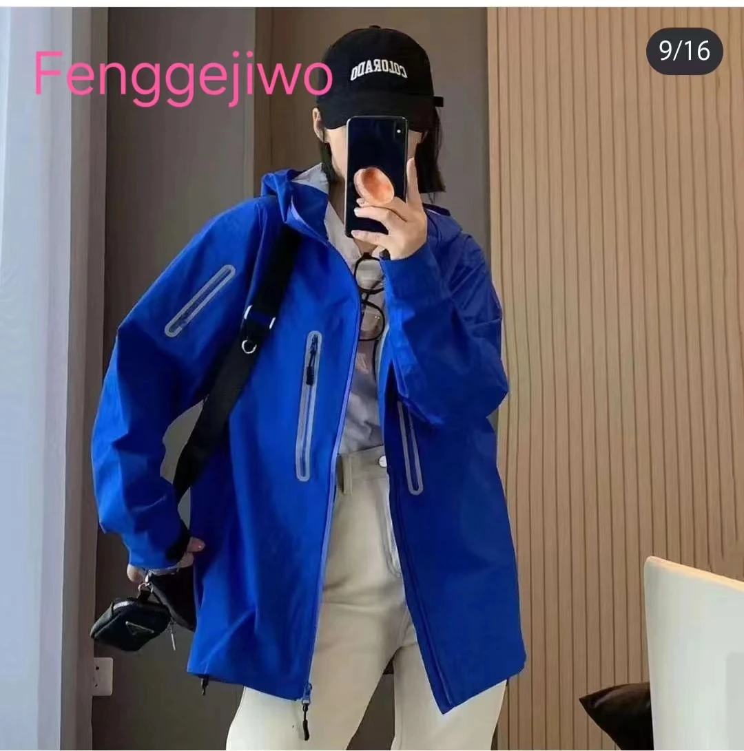 Fenggejiwo unisex soft shell charging jacket waterproof jacket