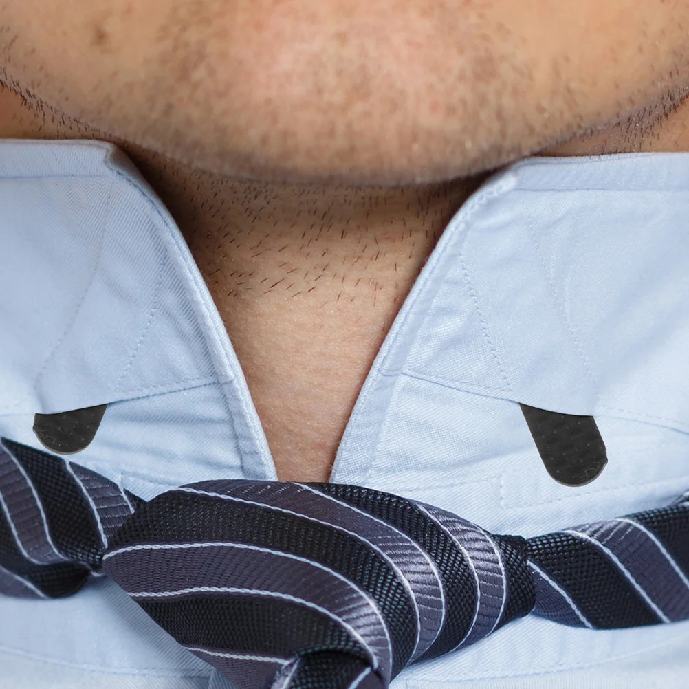 Carbon Fibre Shirt Collar Stays Men Suit Accessory Rigid Support For Dress Shirts Collar Inserts For Men Formal Wear