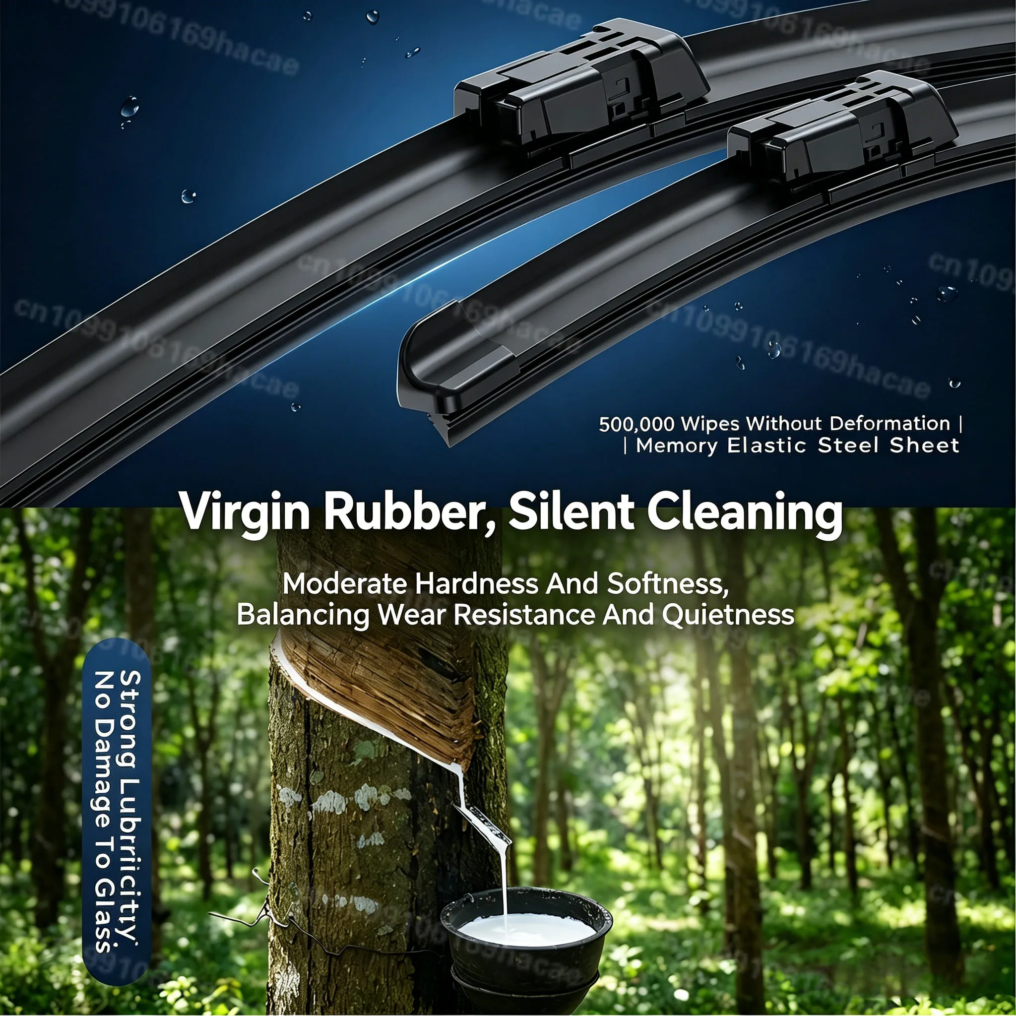 Front Wiper Blades Windshield Windscreen Window 30"+30" Car Accessories For Citroen C4 Grand Picasso / C4 Picasso MK2 2013-2022 view 5