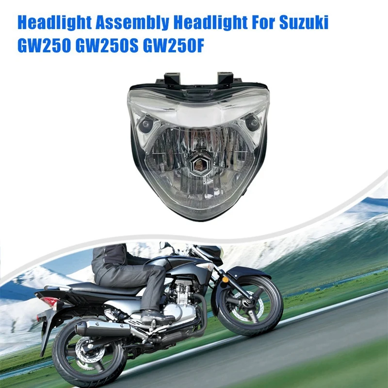 Motorcycle Accessories Headlight Assembly Headlight Replacement Accessories For Suzuki GW250 GW250S GW250F