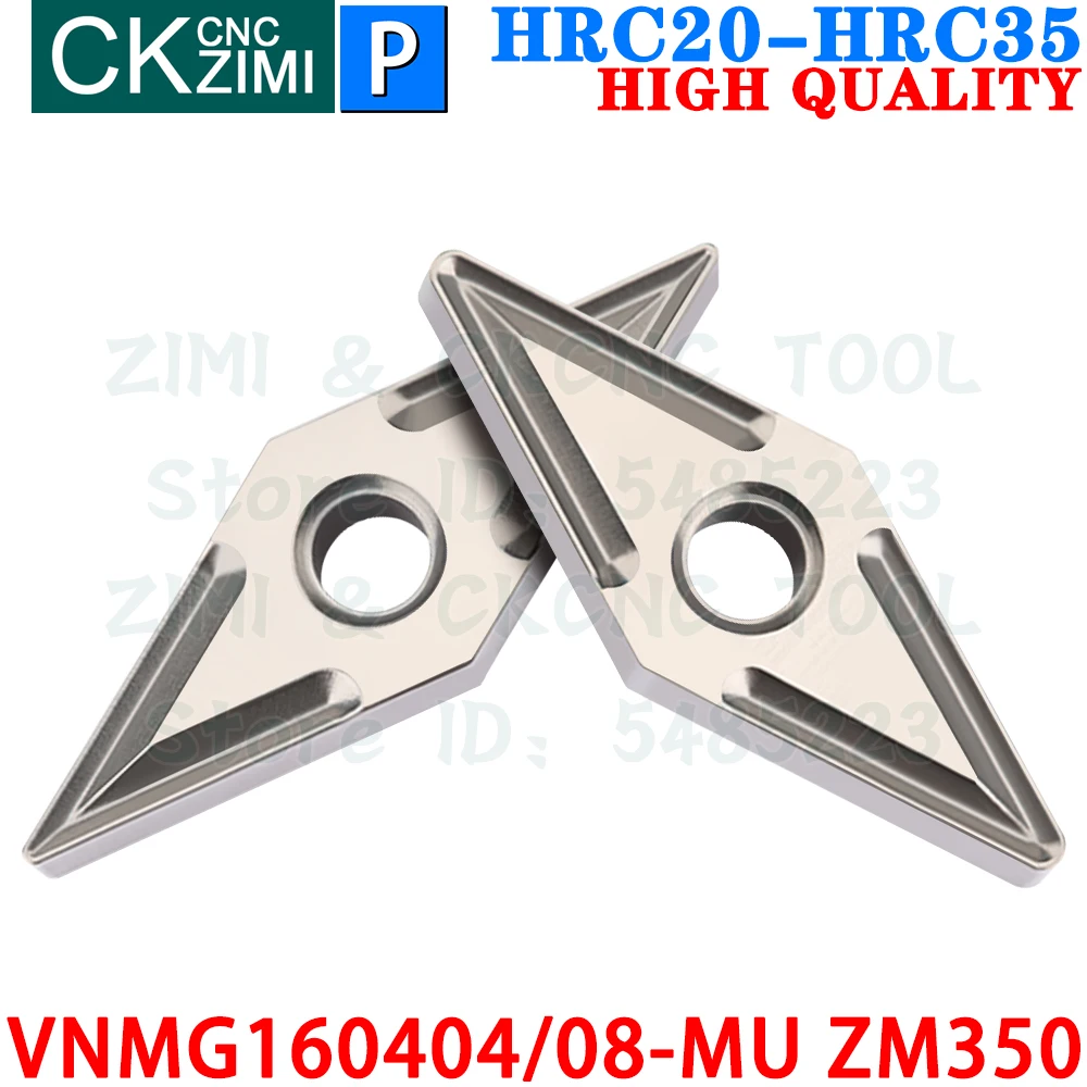 VNMG160404-MU VNMG160408-MU ZM350 Металлокерамические вставки Инструменты для наружных токарных пластин VNMG1604 VNMG 1604 MU VNMG331 VNMG332 MU ЧПУ отделка токарный станок по металлу Режущие инструменты Для стали