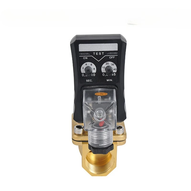 

Automatic drainage solenoid valve time control brass normally closed intelligent timing drainage