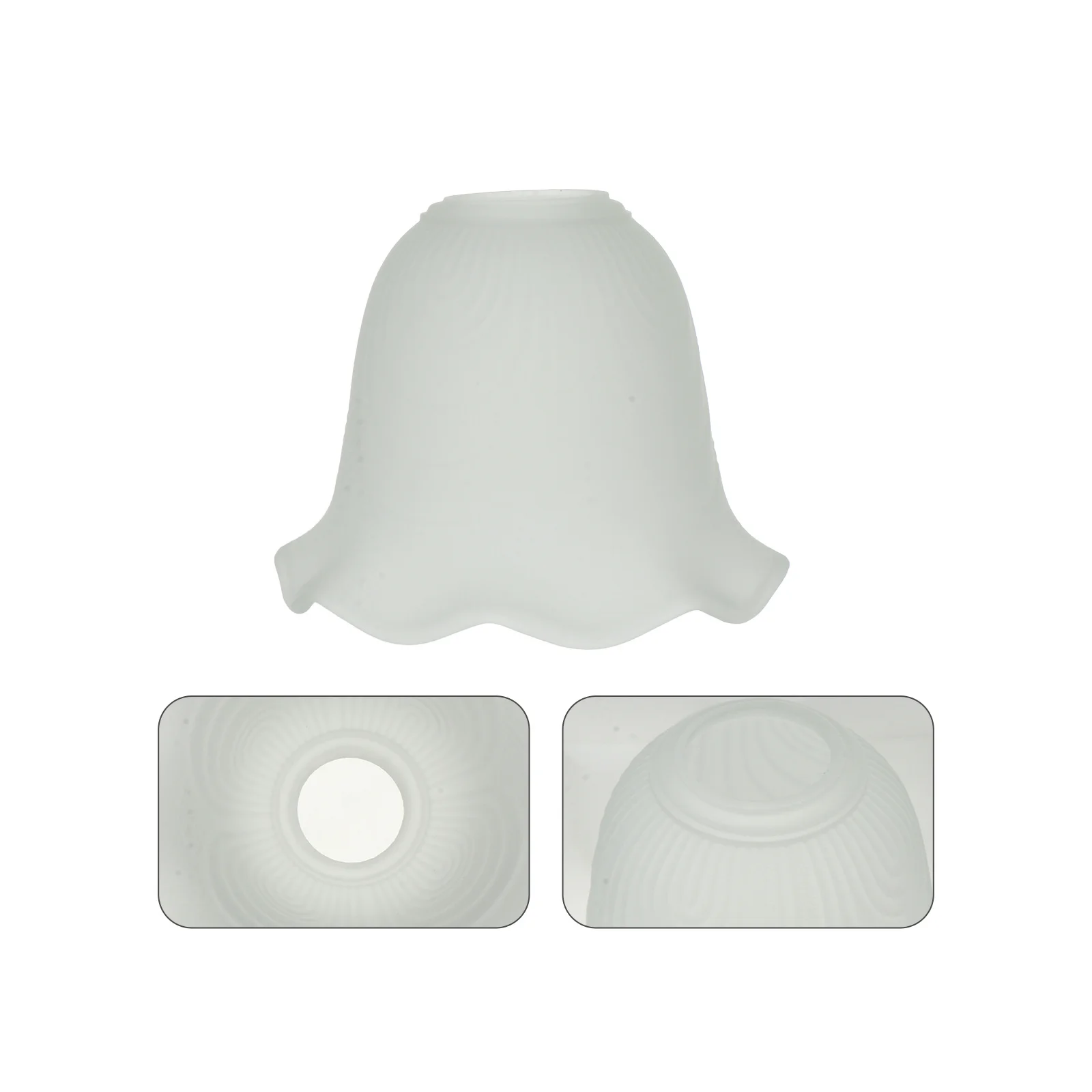 

3Pcs Premium Glass Lamp Shades Durable Creative E27 Lampshade Replacement Covers for Pendant Table Floor Bedside Lamp Decoration
