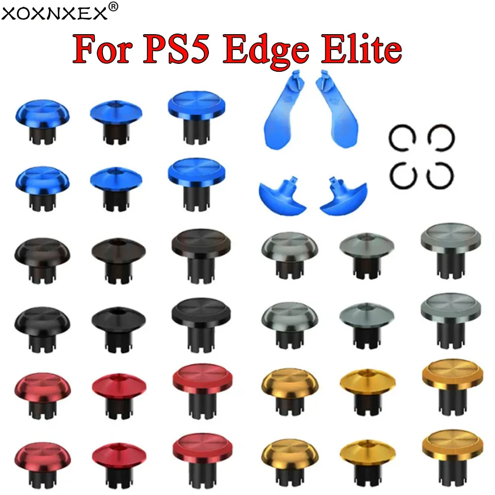 1 комплект, оригинальный контроллер игровой ручки PS5 Edge Elite, металлический рокер с высокой и низкой крышкой, весло, кнопка назад, аксессуар