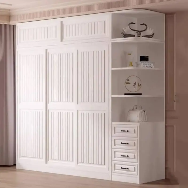 

Nordic European Wardrobe Drawers Sliding Doors Bedroom Storage Wardrobe Clothes Organizer Ropero Armable De Ropa Room Furniture