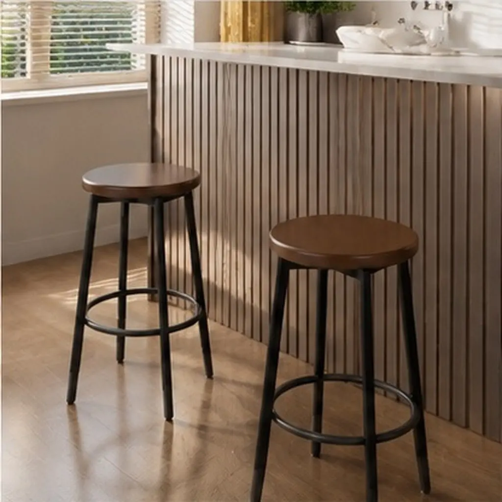 remplacement-de-la-partie-superieure-d’un-tabouret-rond-en-bois-massif-pour-tabourets-de-bar-restaurants-cafes-et-cuisines-design-ergonomique-siege-de-tabouret-rond-en-bois