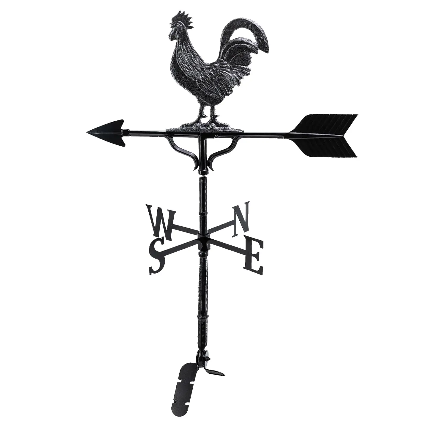 32-Inch Weathervane with Swedish Iron Rooster Ornament, Customized