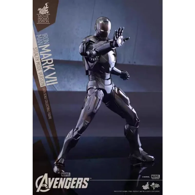 

Оригинальные горячие игрушки MARVEL AVENGERS Iron Man MK7 STEALTH MODE ВЕРСИЯ Аниме Фигурки Коллекция моделей игрушек