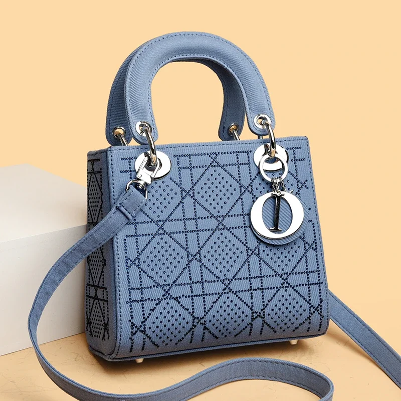 Borsa a tracolla da donna vintage Couture Artisan Borsa a tracolla classica in pelle di lusso di fascia alta