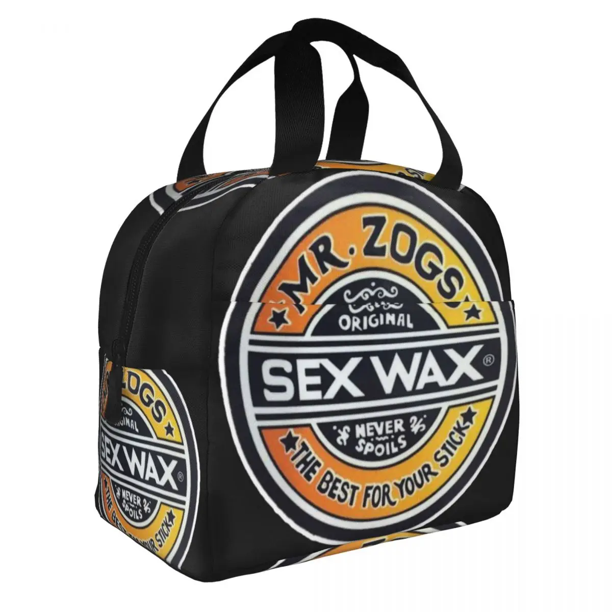 Mr Zogs Surfing Sex Wax Lunch Bag Men Women Warm Cooler Insulated Lunch Box for School