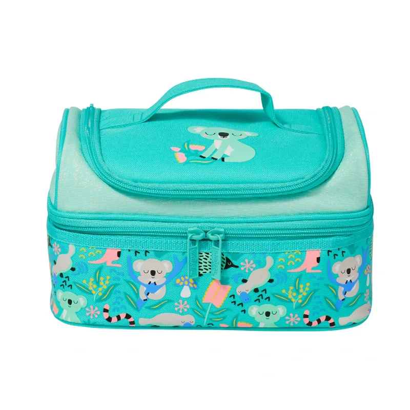 Australia Smiggle Children Beautiful Schoolbag Girl Backpack Mint Green Kawaii Koala Fashion Trend Kid Bags Outdoor Leisure Bag