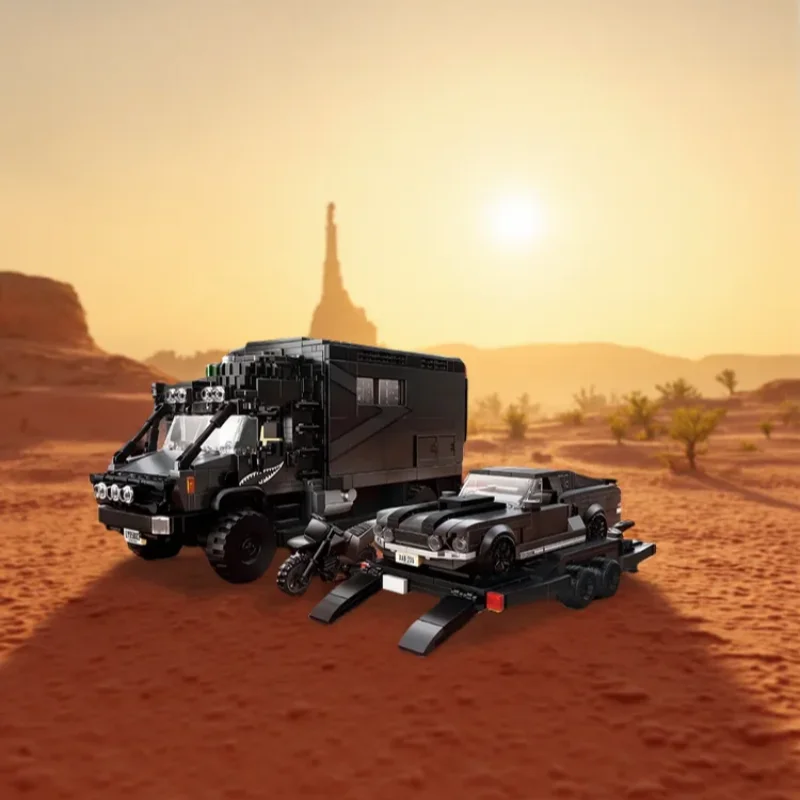 

2135pcs Building Blocks RV&Sports Car Combo Trailer Architecture NO.95003 Model Bricks Assembly Educational Toys For Kids Gifts