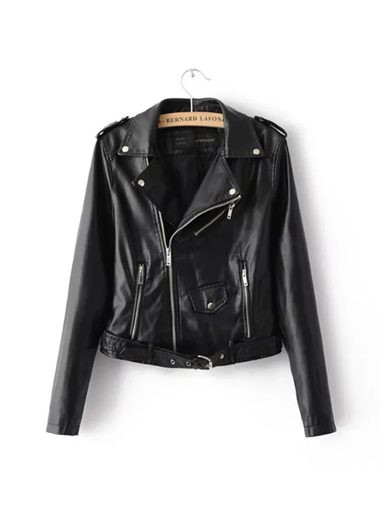 Traf Silver Leather Jacket Women 2023 Metallic Motorcycle Short Jackets Lapel Zipper Biker Coat Soft Ladies Punk Streetwear Coat