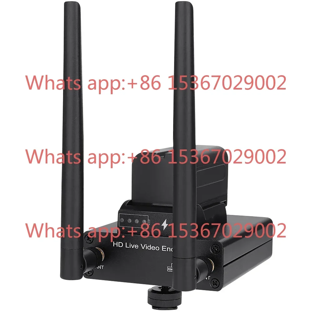 HEVC H.265 H.264 SDI To IP Srt Rtsp Rtmp Rtmps Ive Streaming Audio Video Encoder Support WiFi Battery