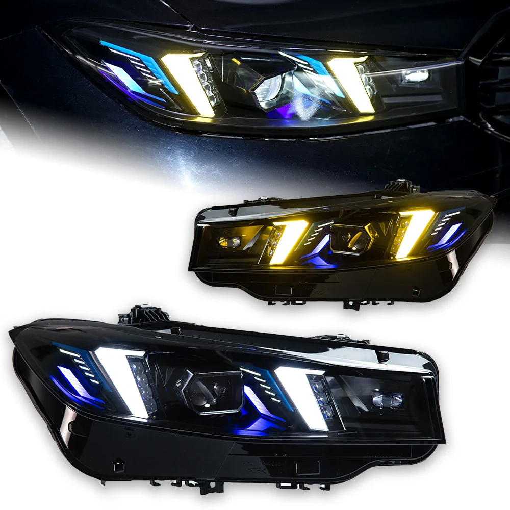 For G20 G21 3 Series 2019-2024 LED Headlight Projector DRL 6000K