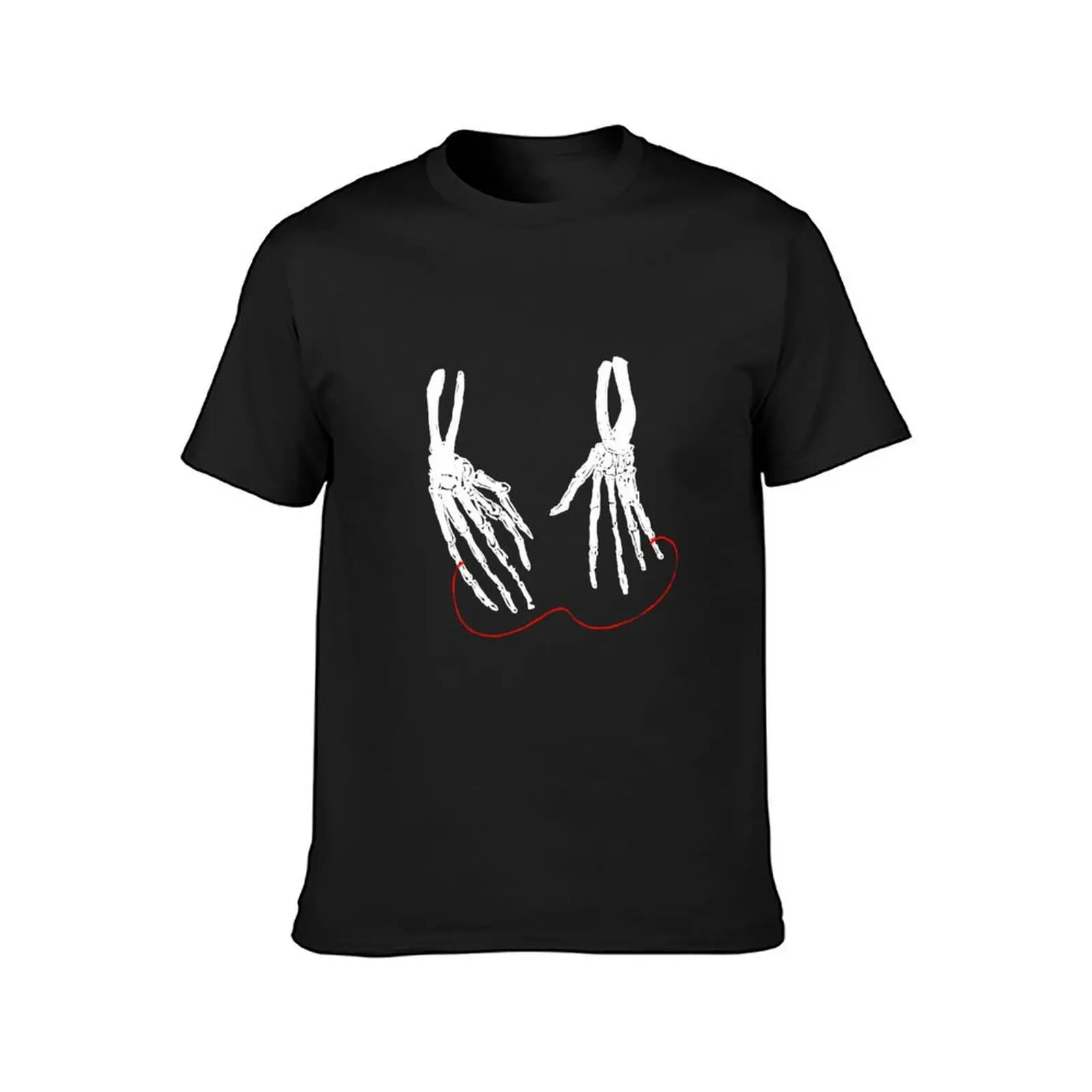 Red String W T-Shirt graphics sweat vintage clothes men t shirts