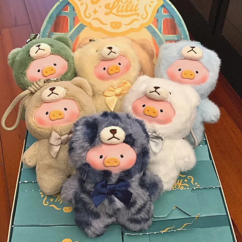 

В наличии Toyzero Teddy Lulu Pig слепая коробка плюшевая виниловая кукла аниме фигурка свиньи косплей пушистая сумка кулон ключ Декор игрушка в подарок