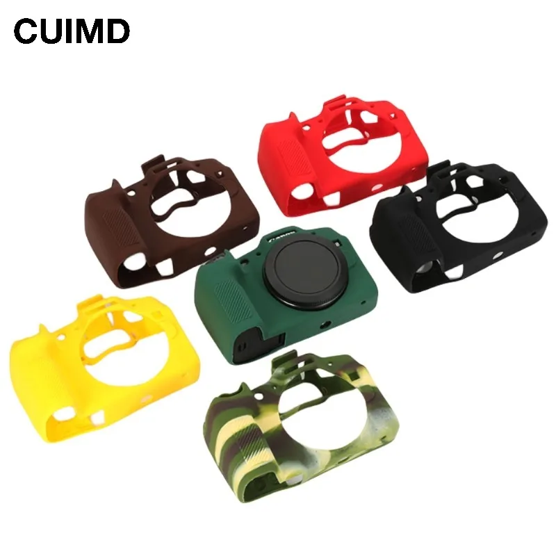 R8 Silicone Armor Skin Camera Case Body Cover Protector for Canon EOS R8 Digital Camera