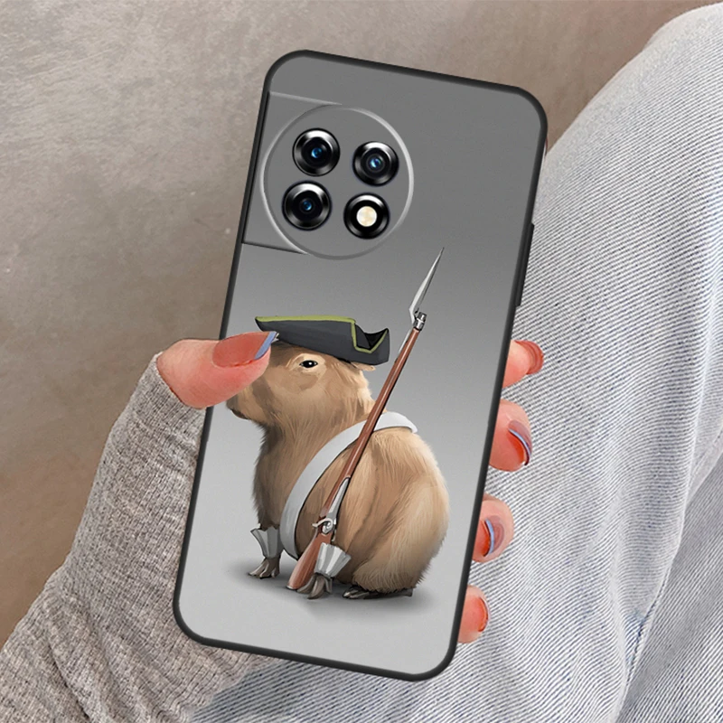 حافظة كابيبارا كارتونية لطيفة لهاتف Oneplus 11 8 9 10 Pro 9RT 10T 8T Ace Oneplus Nord 2 2T N10 N20 CE 3 Lite #4