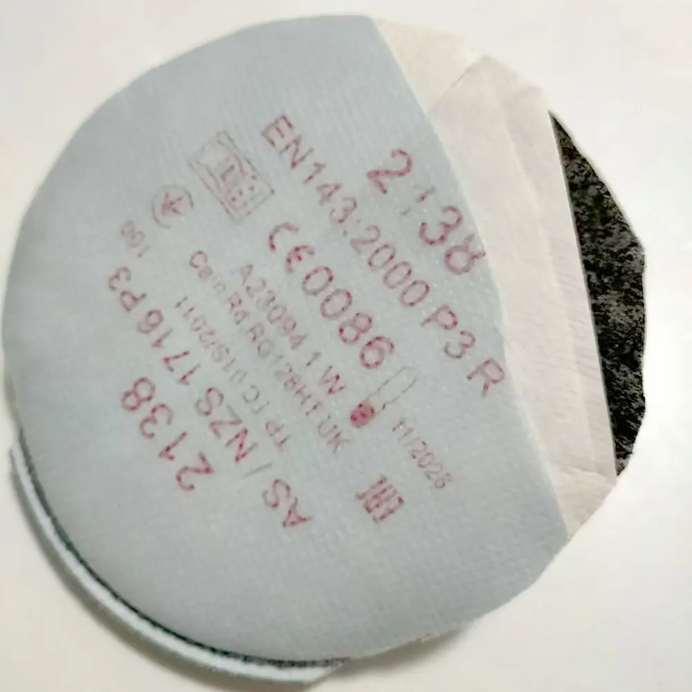 2138 P3 R مرشح جسيمات مع مستوى التضجيج لقناع الغبار التنفس من سلسلة 3m 6800 7502 6200 #5