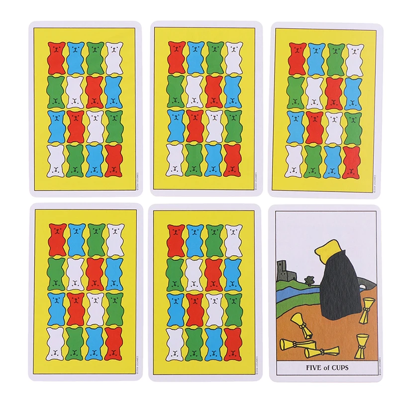 بطاقات التارو من ألعاب لوحة سطح الدب الصمغ أوراكل #4