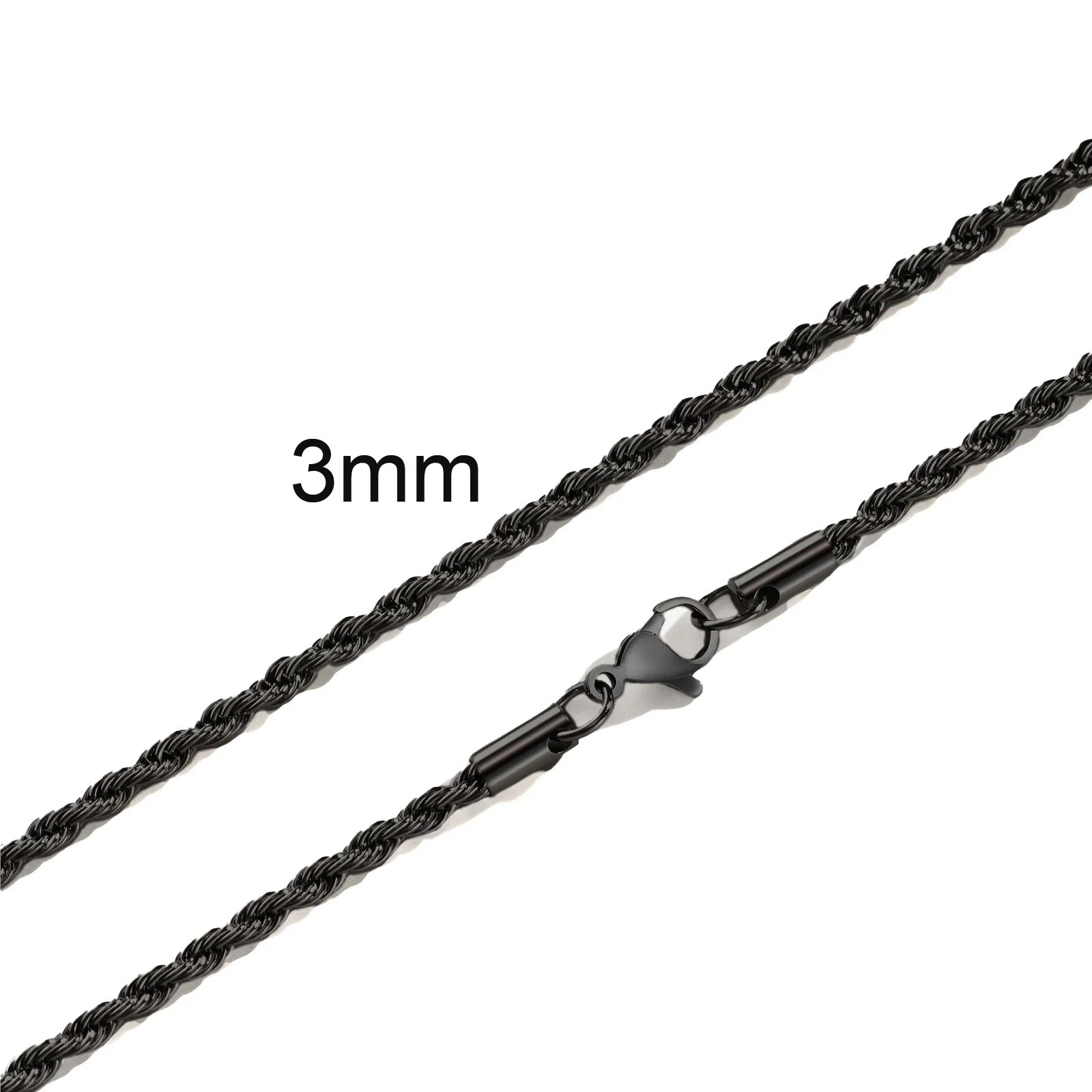 3mm width Black