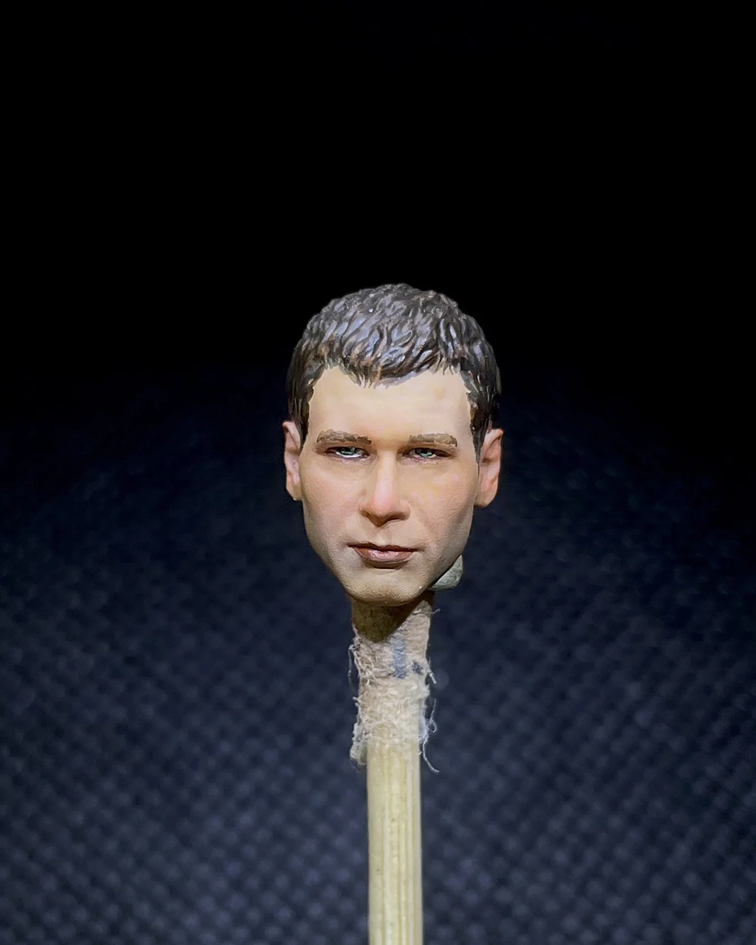 

1/18 Scale Painted Youth Harrison Ford Head Carving Sculpt Model Toys