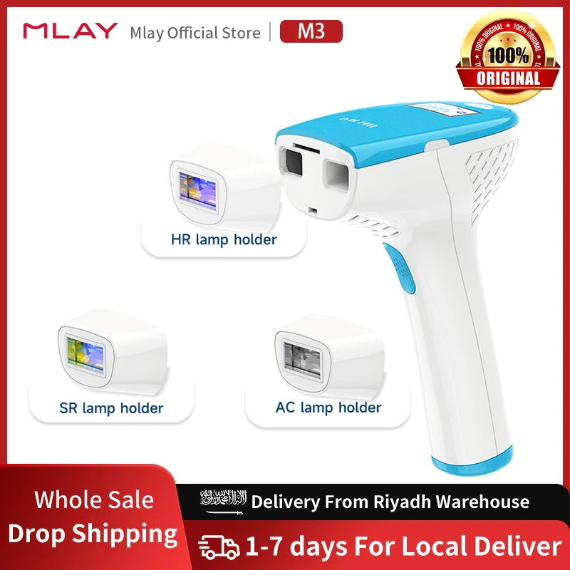 MLAY M3 FDAIPL Hair Removal Machine Permanent Epilator Body Electric Malay Female Epilator 500000 Flashes M3 laser