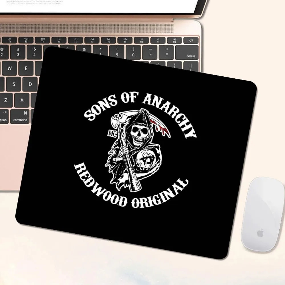 S-Sons of A-Anarchy Mousepad DIY Office Computer Desk Mat Table Keyboard Big Mouse Pad Laptop Cushion Non-slip for PC Mouse