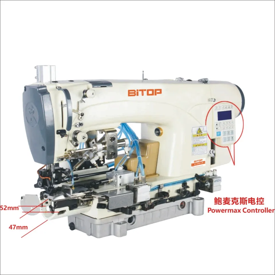 Bitop BT-639D-LSH High speed bottom hemming chainstitch industrial sewing machine price for jeans pants trousers sleeves