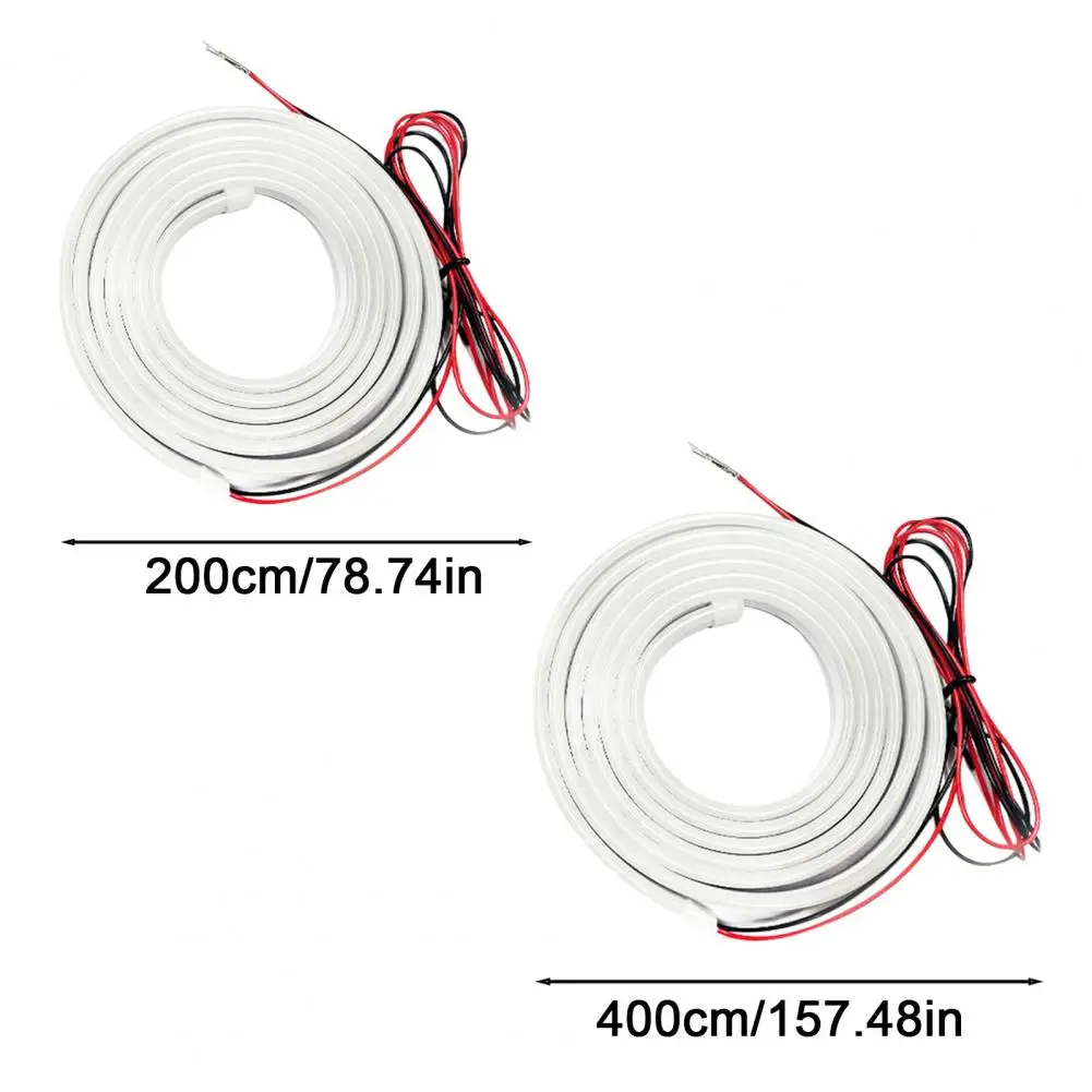 الديناميكية المتدفقة سيارة الجذع شرائط مصباح العالمي سيارة المحيطة الضوء الإضاءة الداخلية السيارات الاستشعار مربع خلفي LED شرائط مصباح