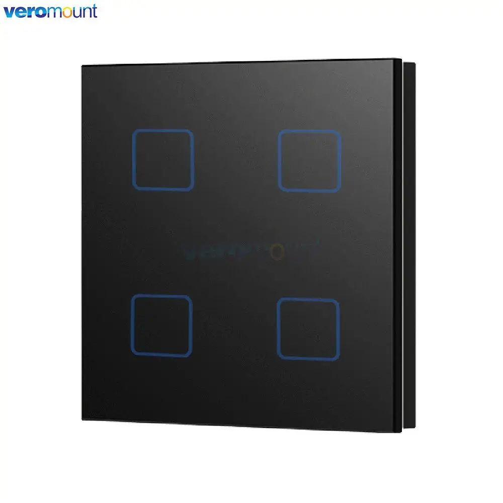 Skydance TS4-D 24V DC 4 DALI Addresses 4 button Wall Mounted Touch DALl Panel Master for Control 4 DAl Addresses