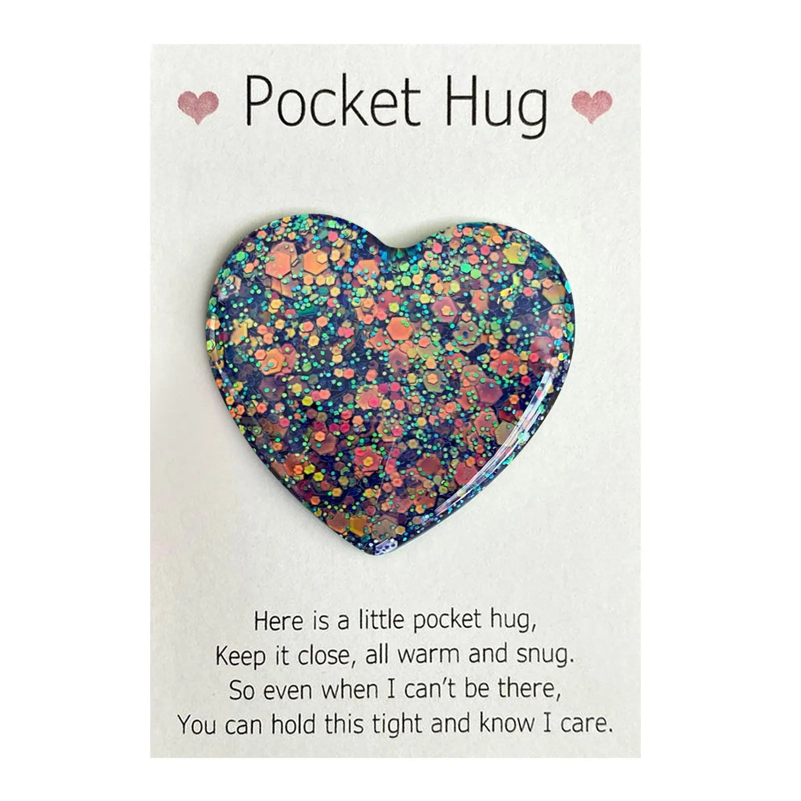 Pocket Hug Heart Mini Cute Pocket Hug Decoration Special Encourage 21st Birthday Thank You Cards And Stickers Small Business