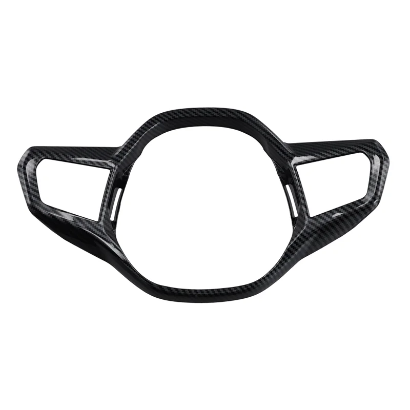 AB61-Car Steering Wheel Button Frame Panel Decoration Cover Trim For BMW 5 Series G60 2024 2025 Accessories