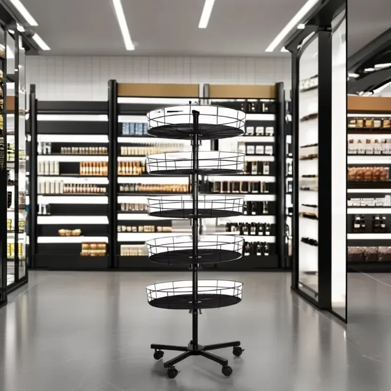 Doll Round display counter / Round wire basket rack / Small counter display stands