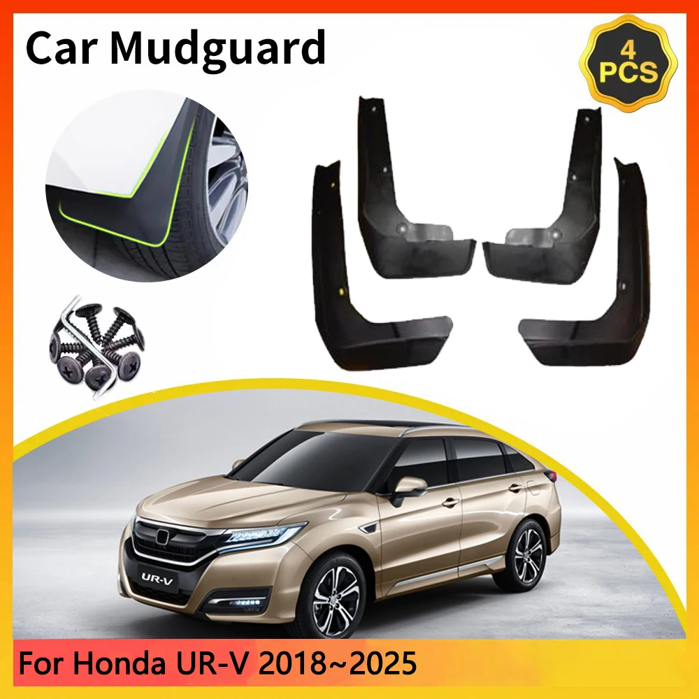 

For Honda UR-V 2018~2025 2019 2020 2021 2022 2021Car Mudguards Mudflap Mudguard Splash Guards Mud Flaps Fender accessories Auto