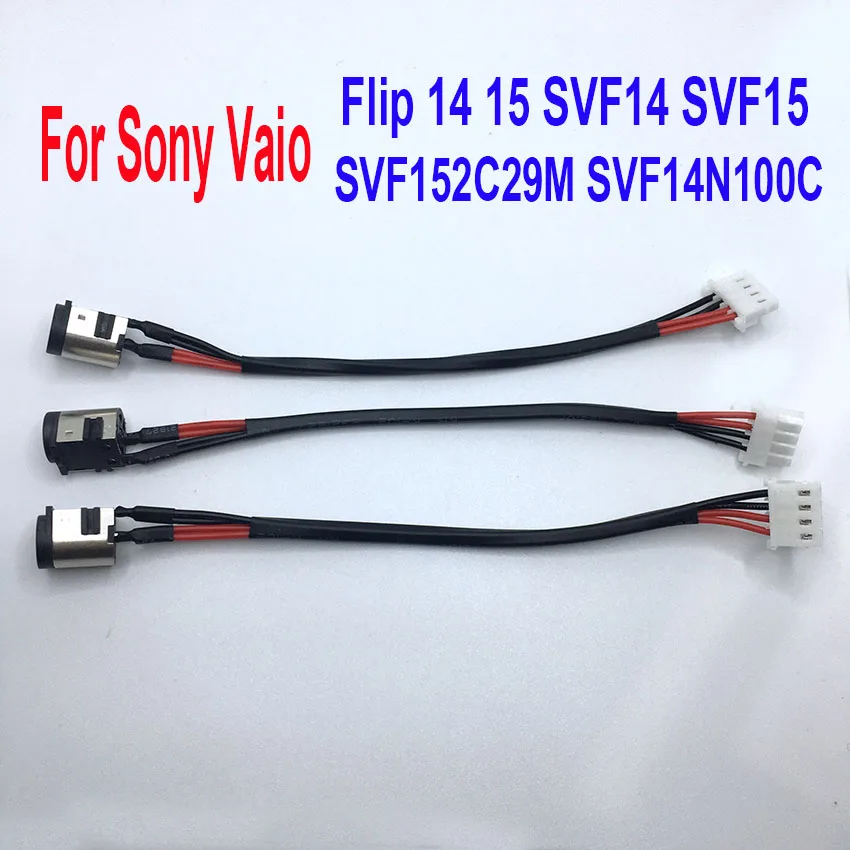 

1-5PCS NEW DC Power Jack Cable Connector For Sony Vaio SVF152C29M SVF14N100C Flip 14 15 SVF14 SVF15