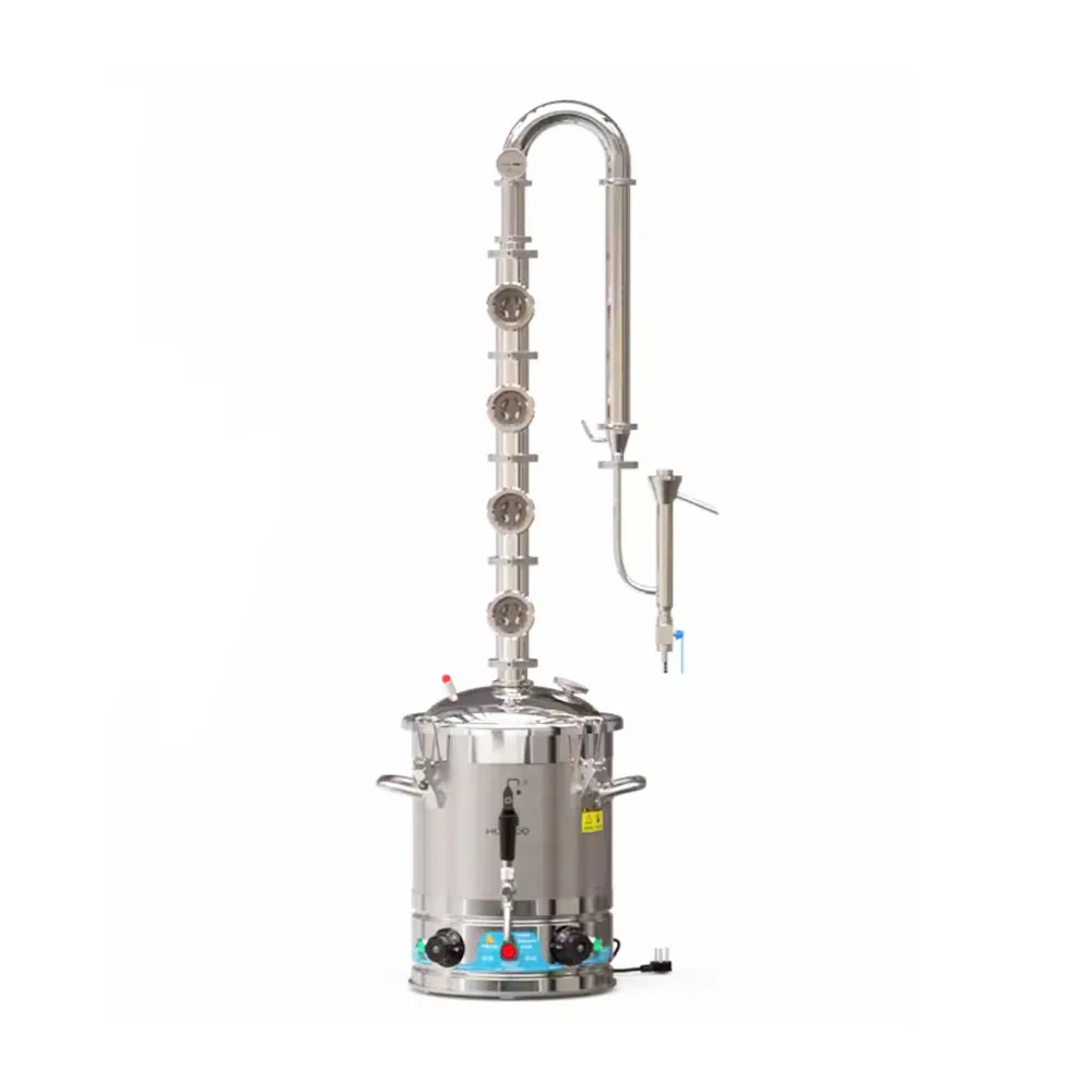 

Distillery Small Automatic Wine Making Distilling Machine Copper 30L Equipment Home Copper Stills Alcohol Distiller