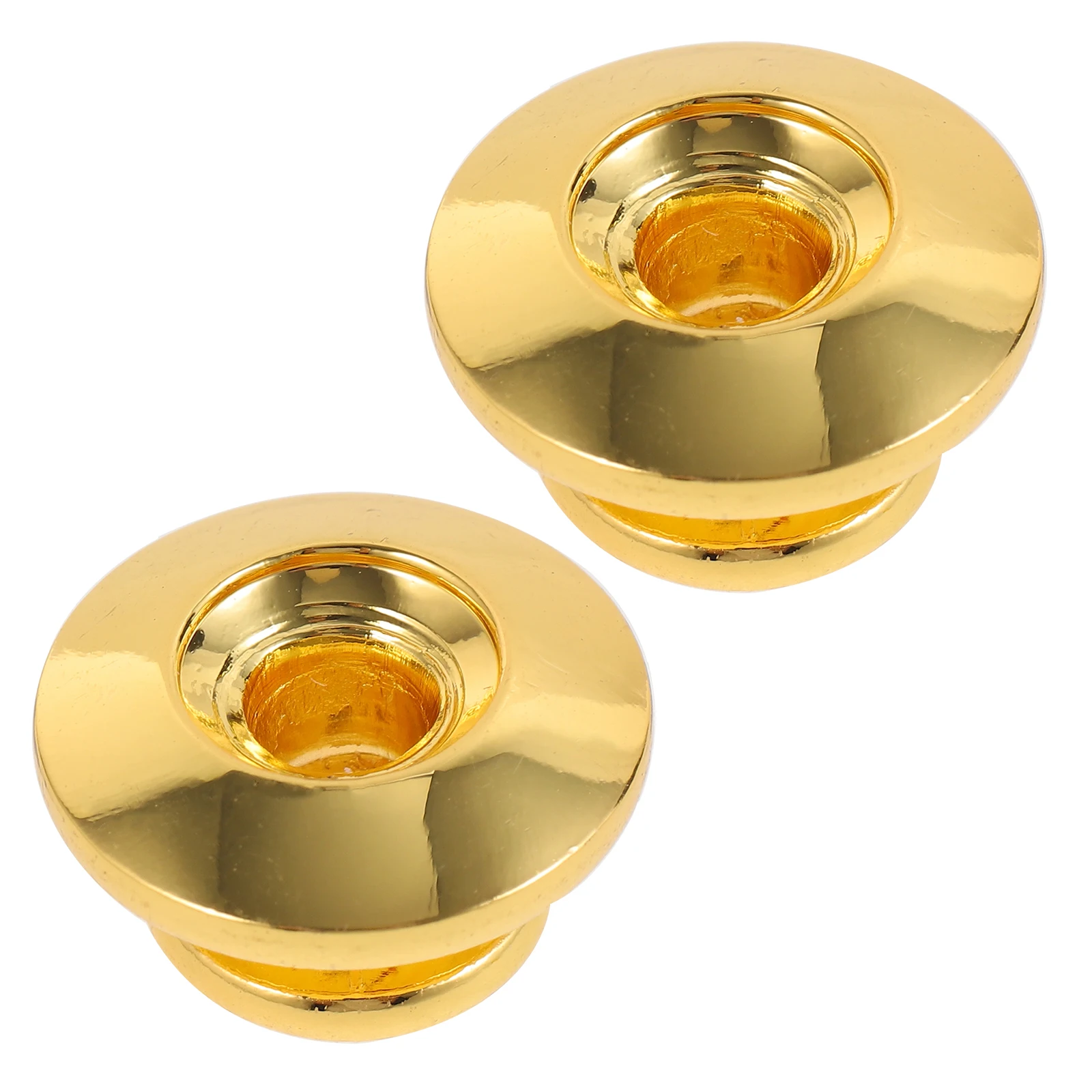 

1 set Metal Strap Locks Guitar Buttons Round Head Pins for Electric Bass Ukulele Quick Release System Durable Hardware